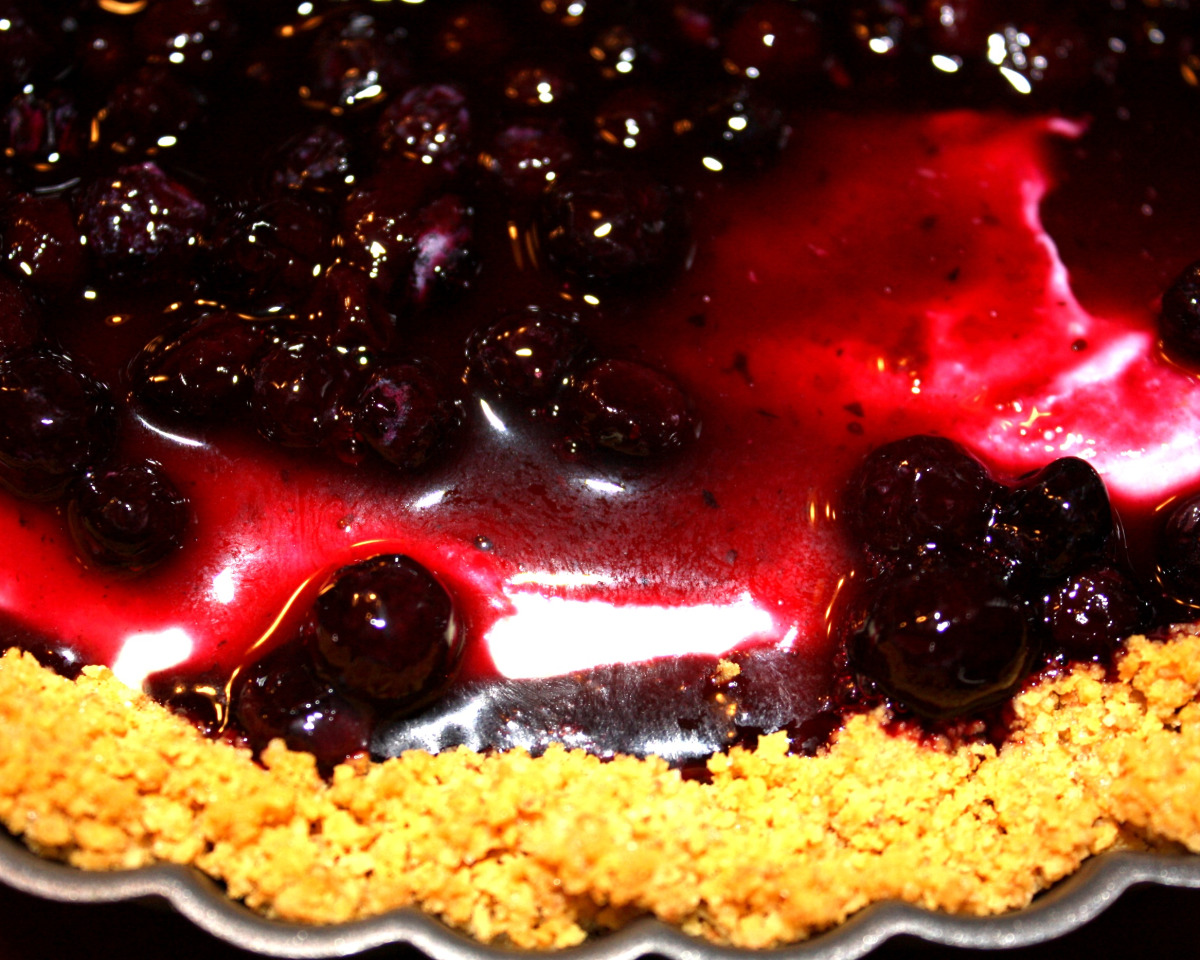 Azure Blueberry Lemon Tart