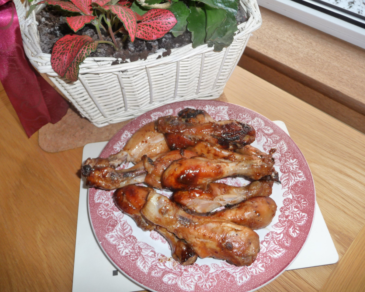 Maple-Glazed Chicken Drumsticks