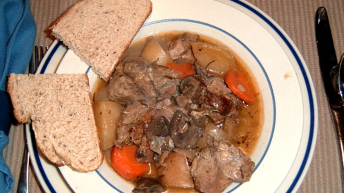 Mediterranean Lamb & Rosemary Root Vegetable Stew