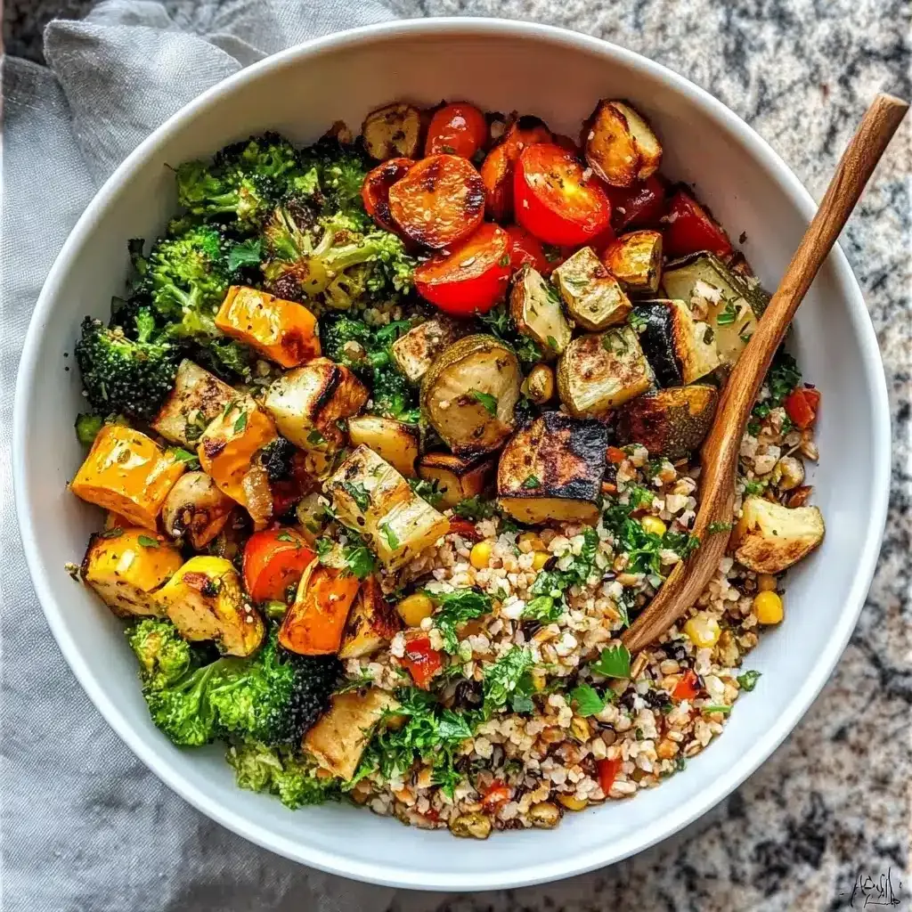 Vegetarian Bowl with Best Seasonal Veggies