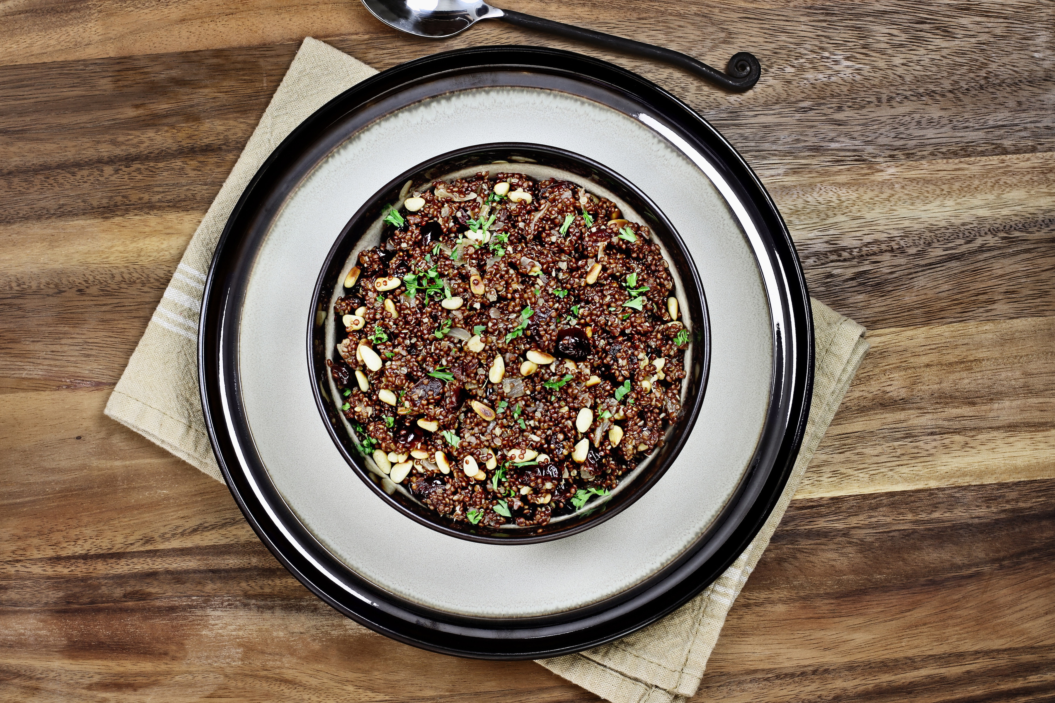 Wild Mushroom & Cranberry Quinoa Bowl