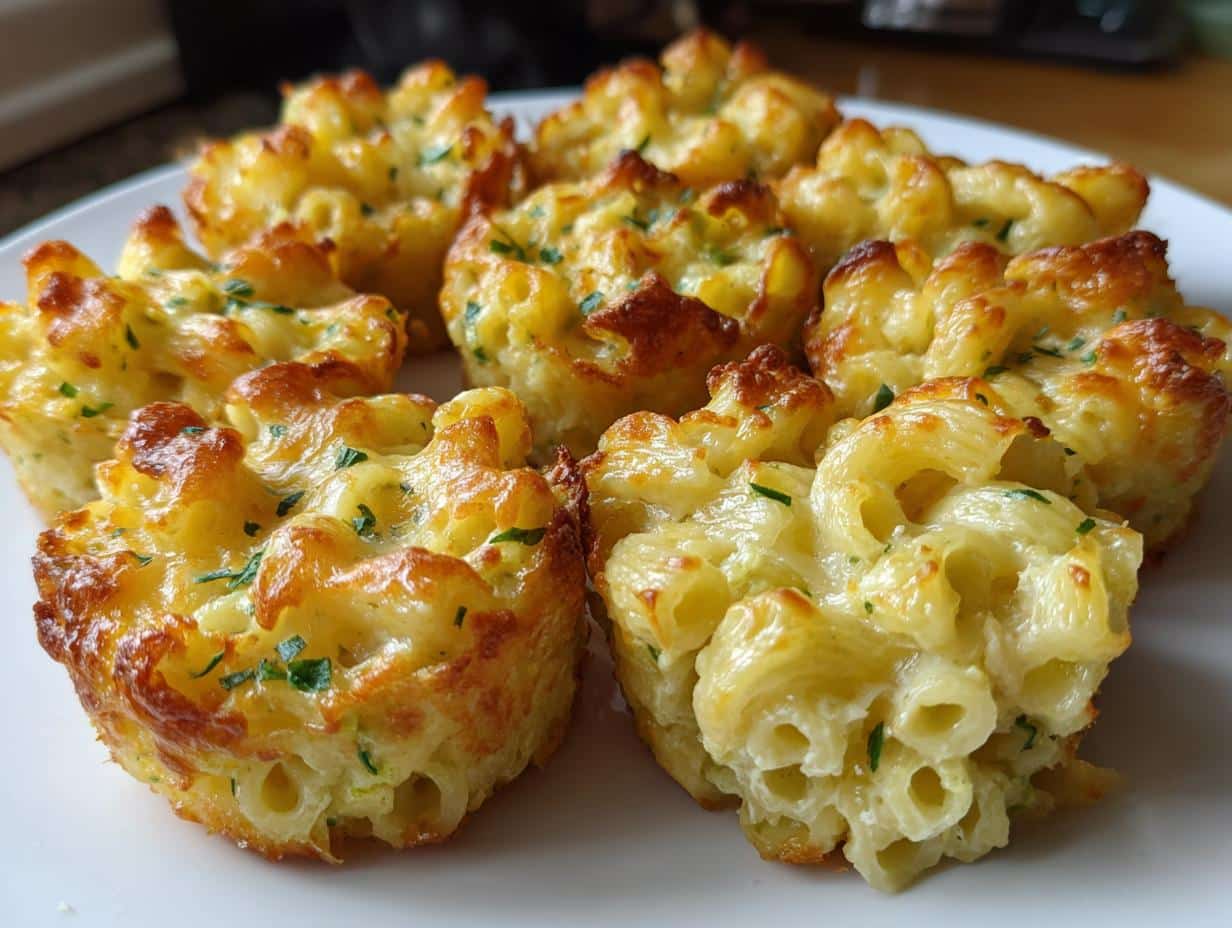 Crispy Herb-Crusted Hidden Veggie Mac & Cheese Bites