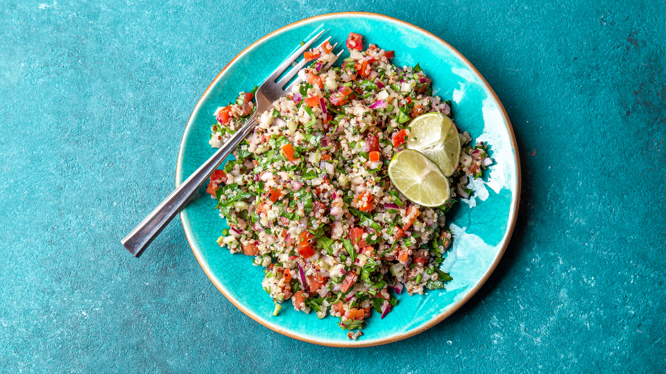 True Essence Lemon-Herb Quinoa Salad