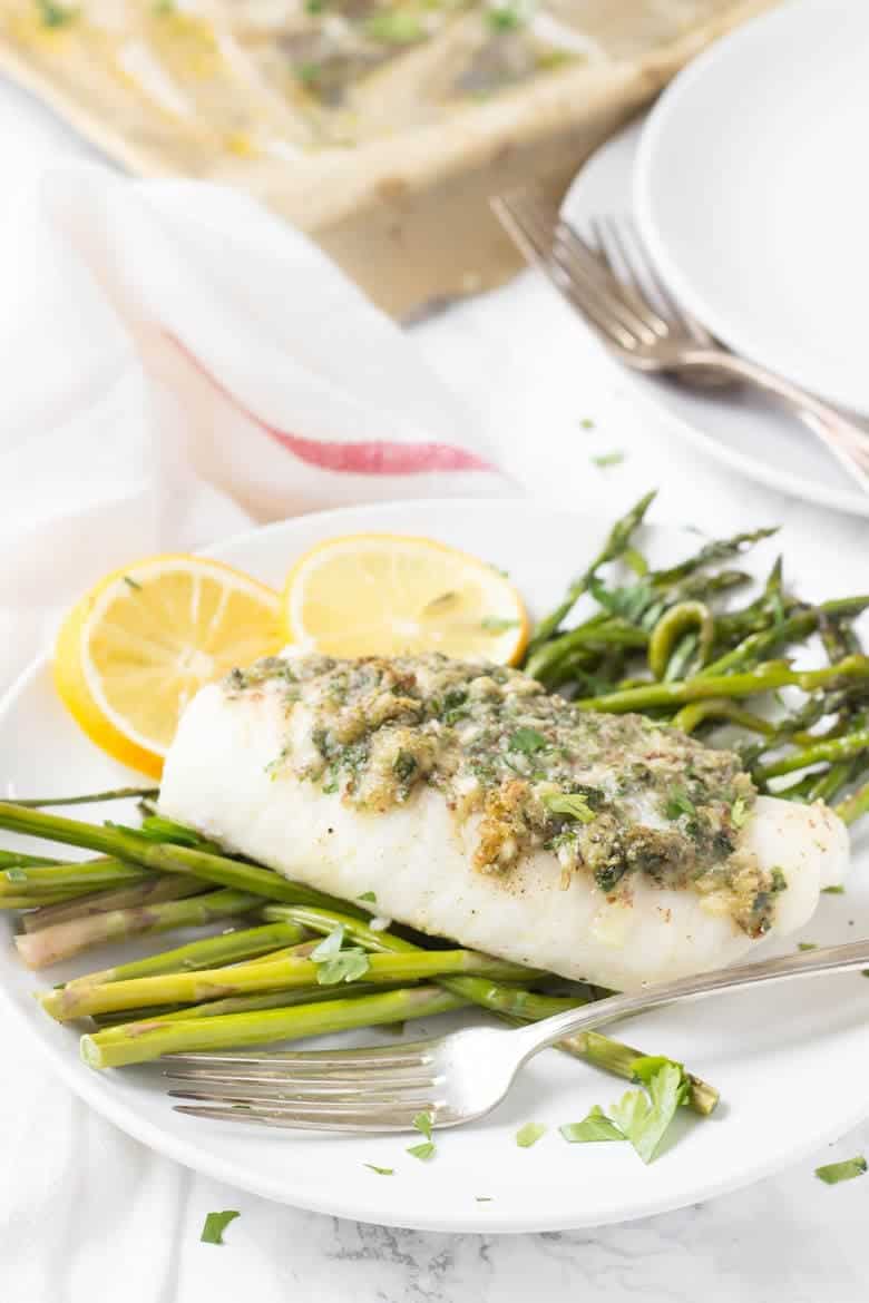 Heisenberg's Herb-Crusted Cod