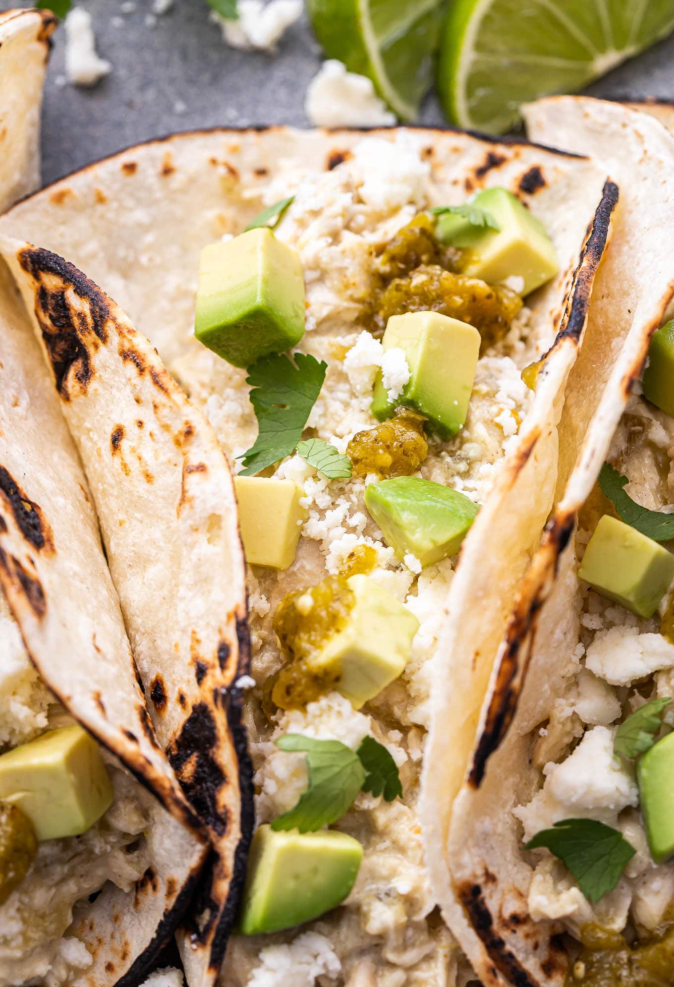Jesse's Green Chile Chicken Tacos