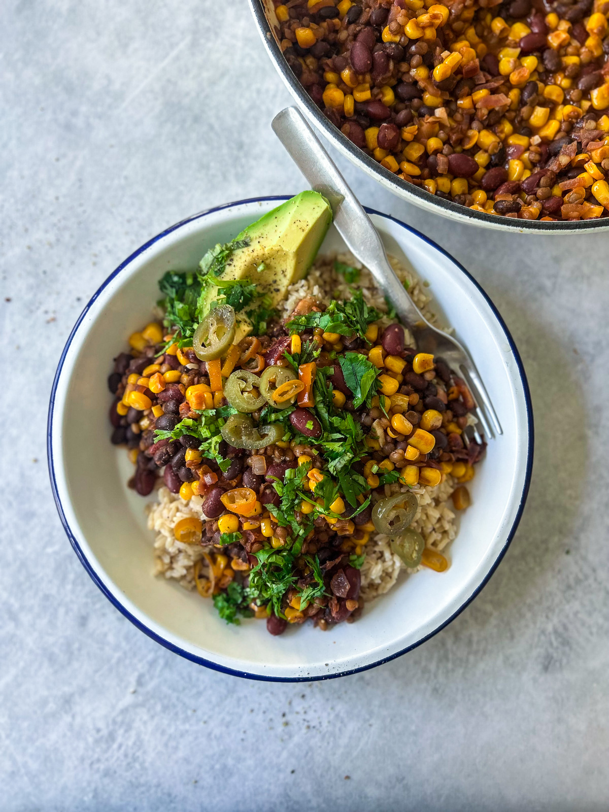 Budget-Friendly Mexican Bean and Rice Bowl