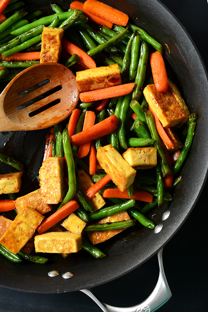 Smoky Chipotle Tofu & Vegetable Stir-Fry