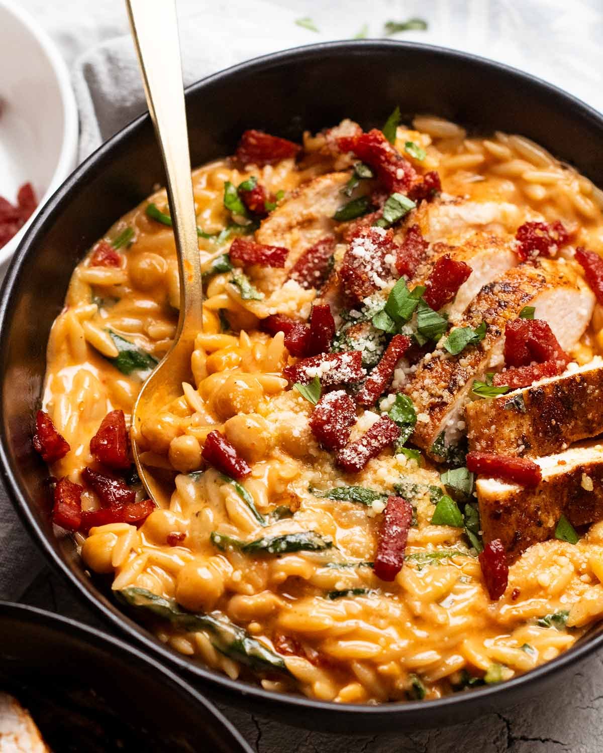 One-Pot Creamy Tomato Chicken and Rice