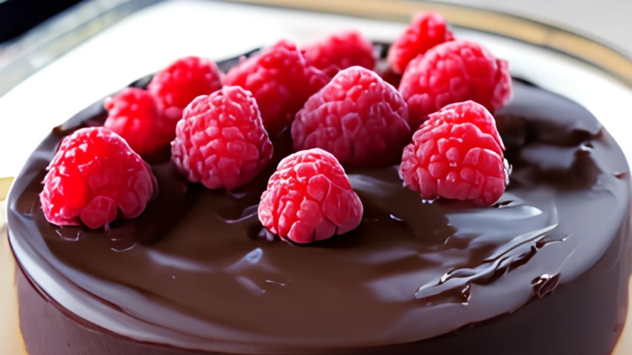 Era of Chocolate Truffle Cake with Raspberry Coulis