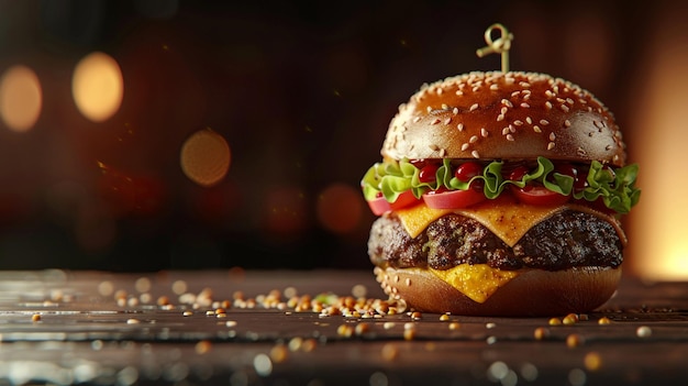 Authentic NBA Premium Burger