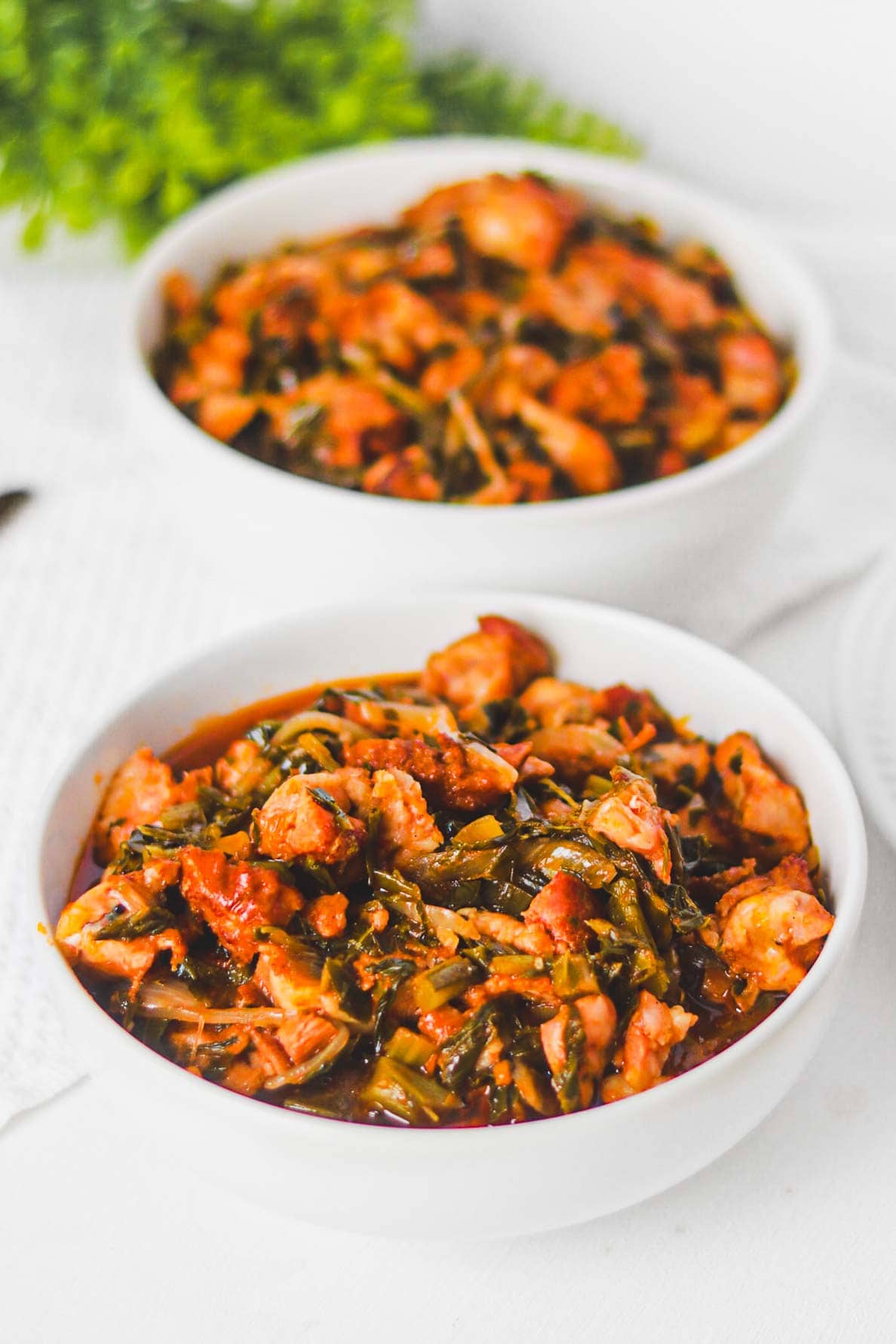 Johnson's Smoky Collard Greens with Smoked Turkey