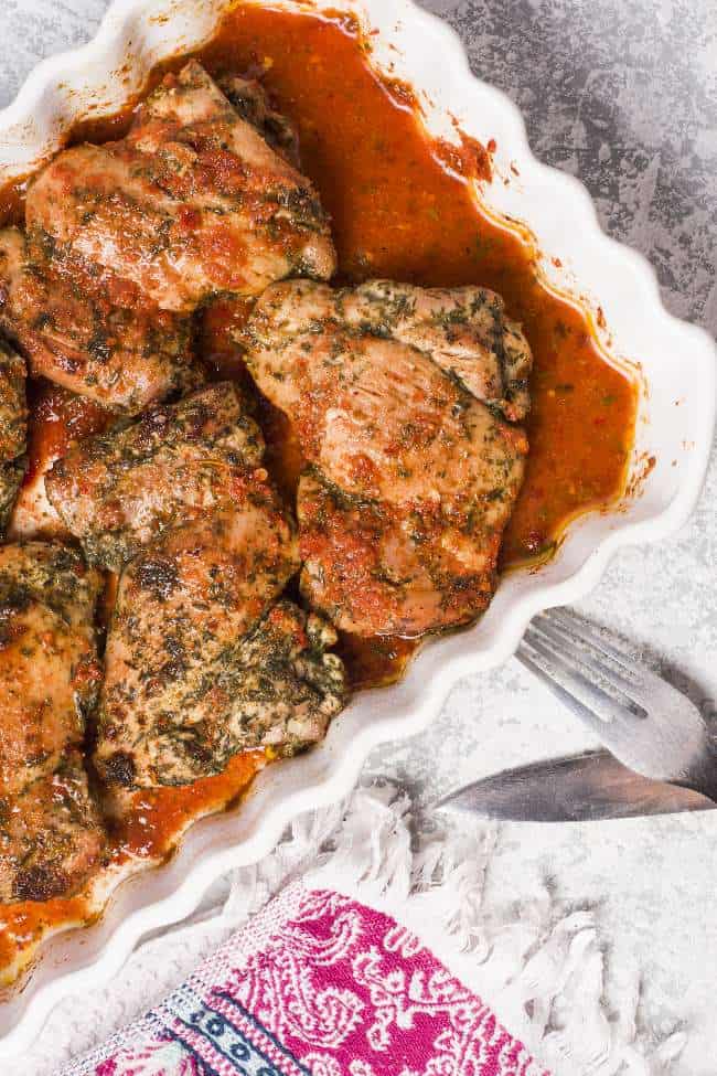 Provençale-Style Baked Chicken Thighs