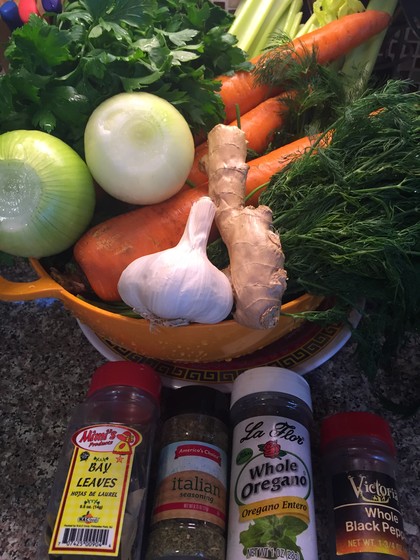Luminous Vegetable Broth with Lemon Dill