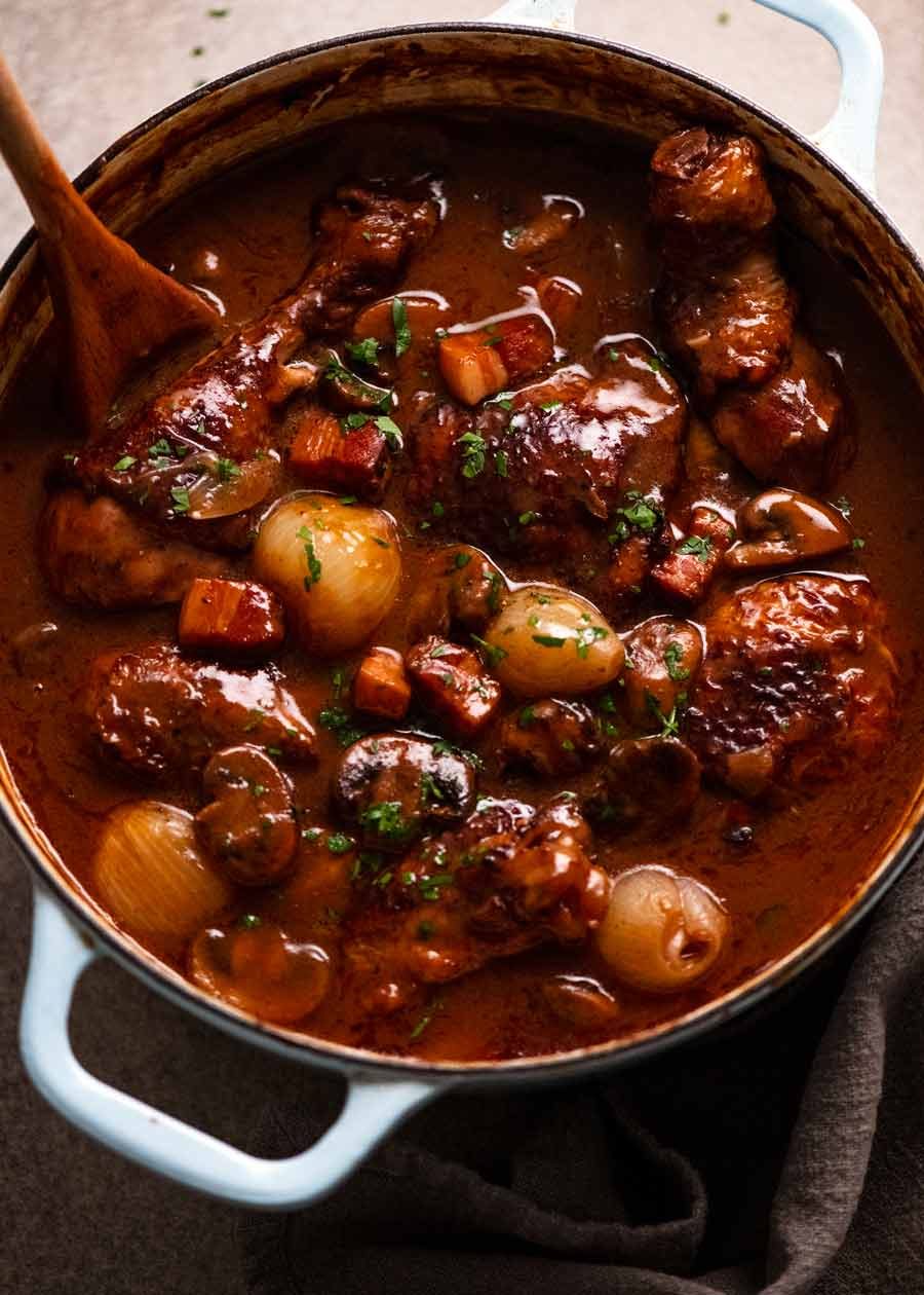 Coq au Vin (Authentic French Classic)