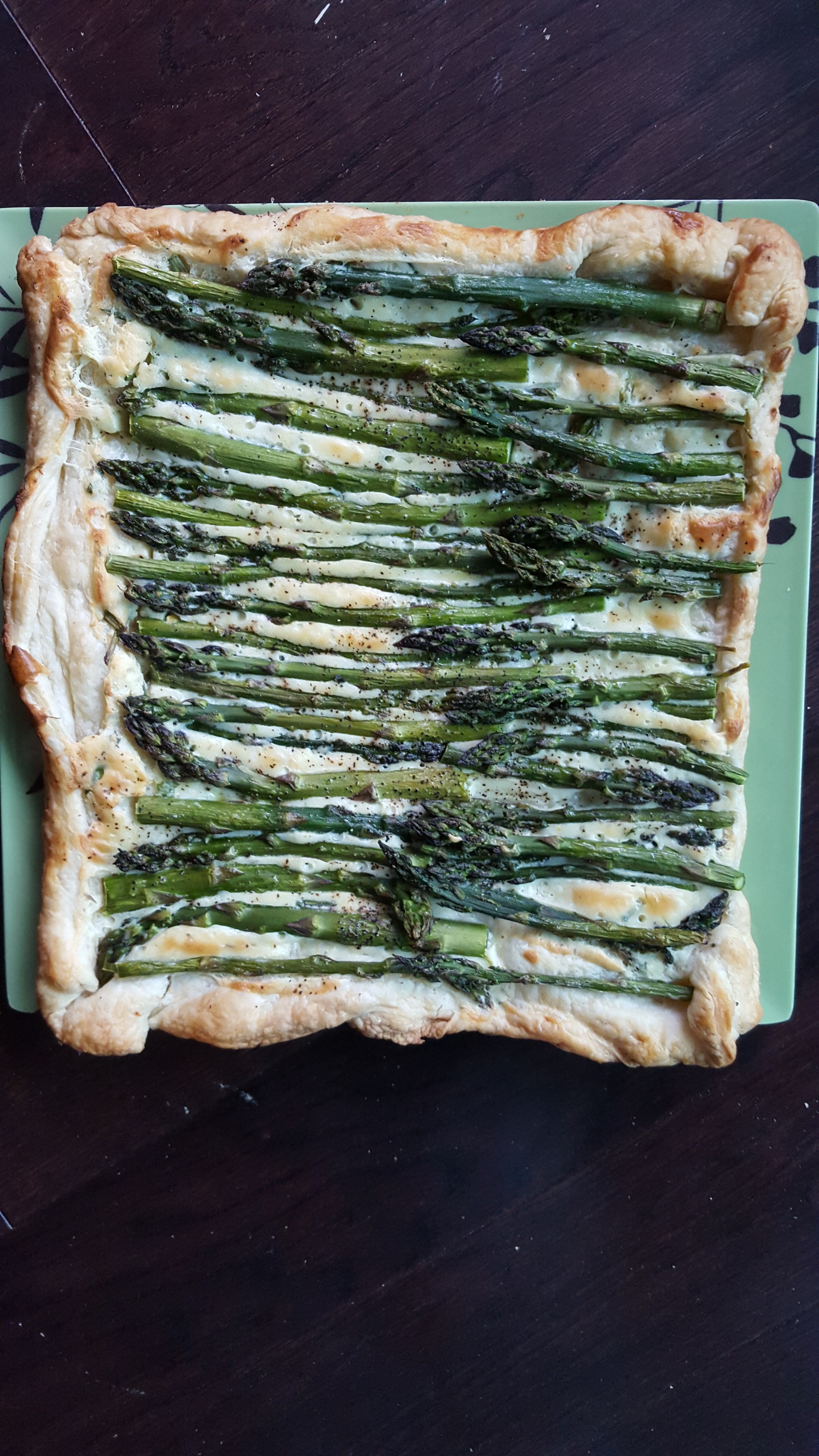 Fresh Asparagus and Avocado Tart