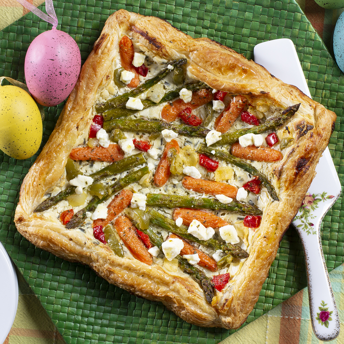 Mediterranean Vegetable Ring Tart