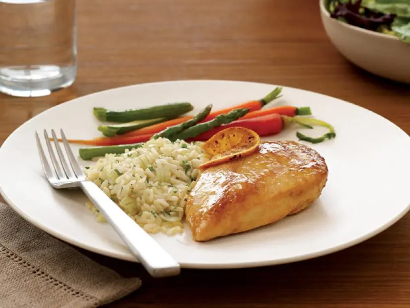 Airborne Citrus Chicken with Coconut Rice