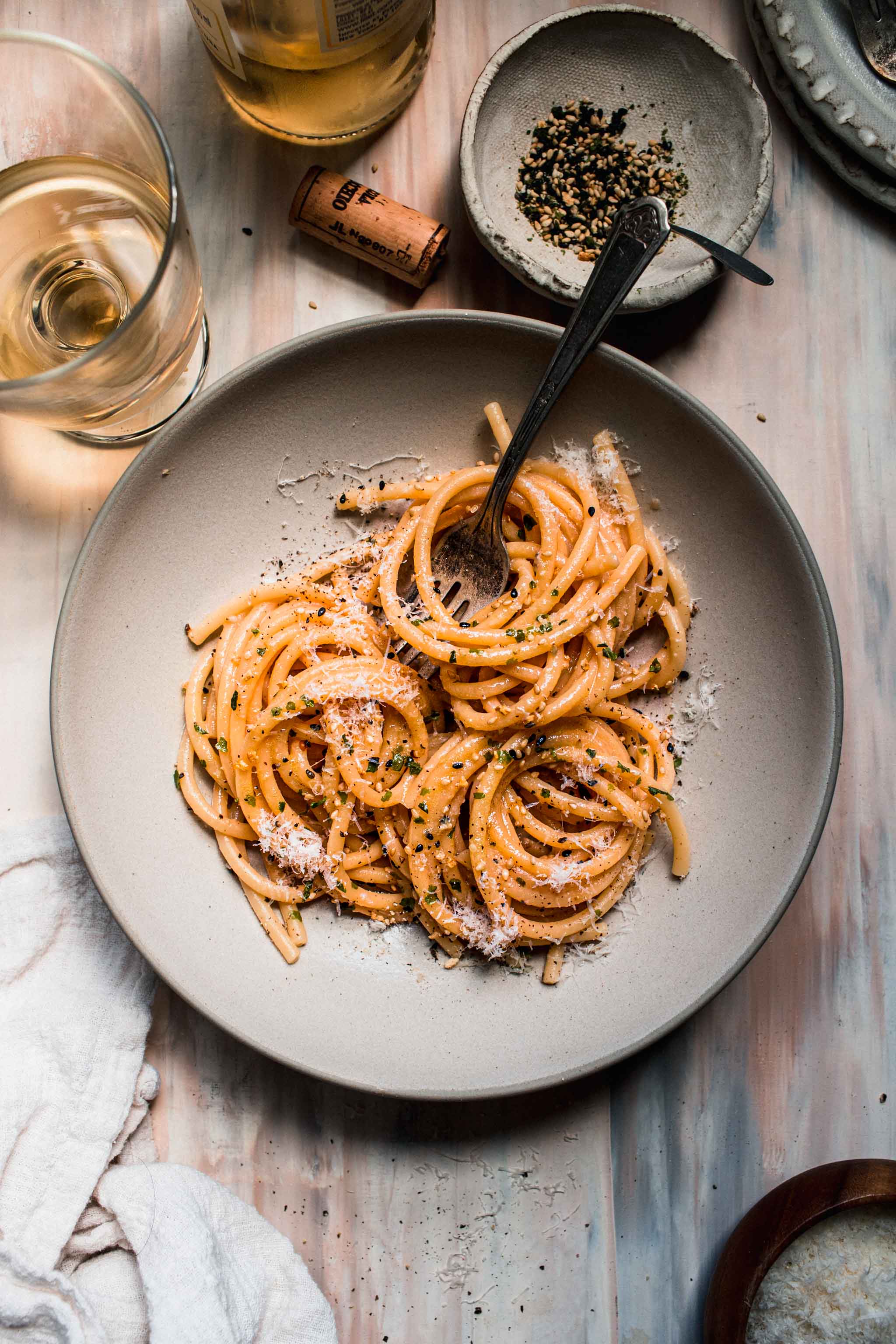 Hidden Miso Pasta with Golden Broth