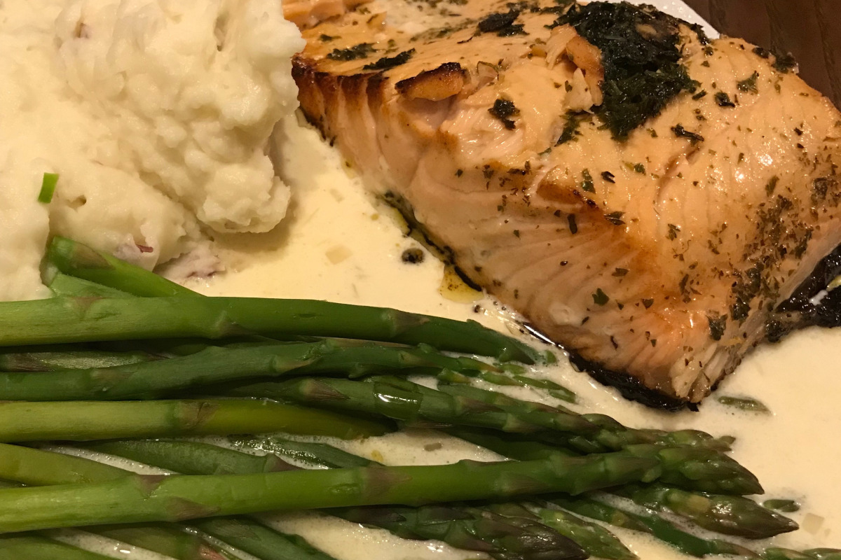 Cisco Kid Herb-Crusted Salmon