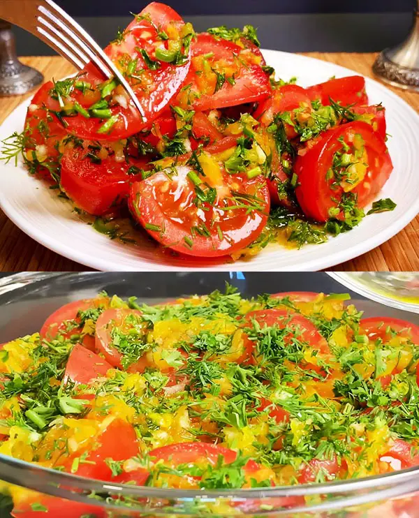 The Best Garden Fresh Tomato Salad