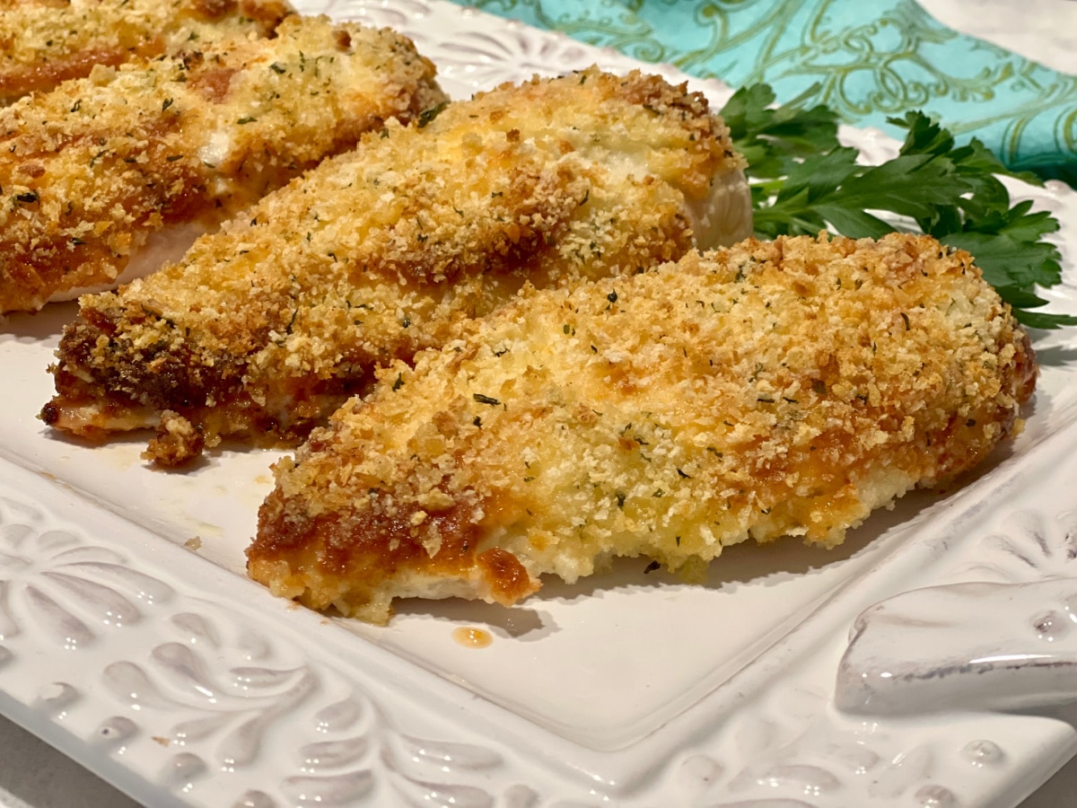 Herb-Crusted Chicken Parmesan
