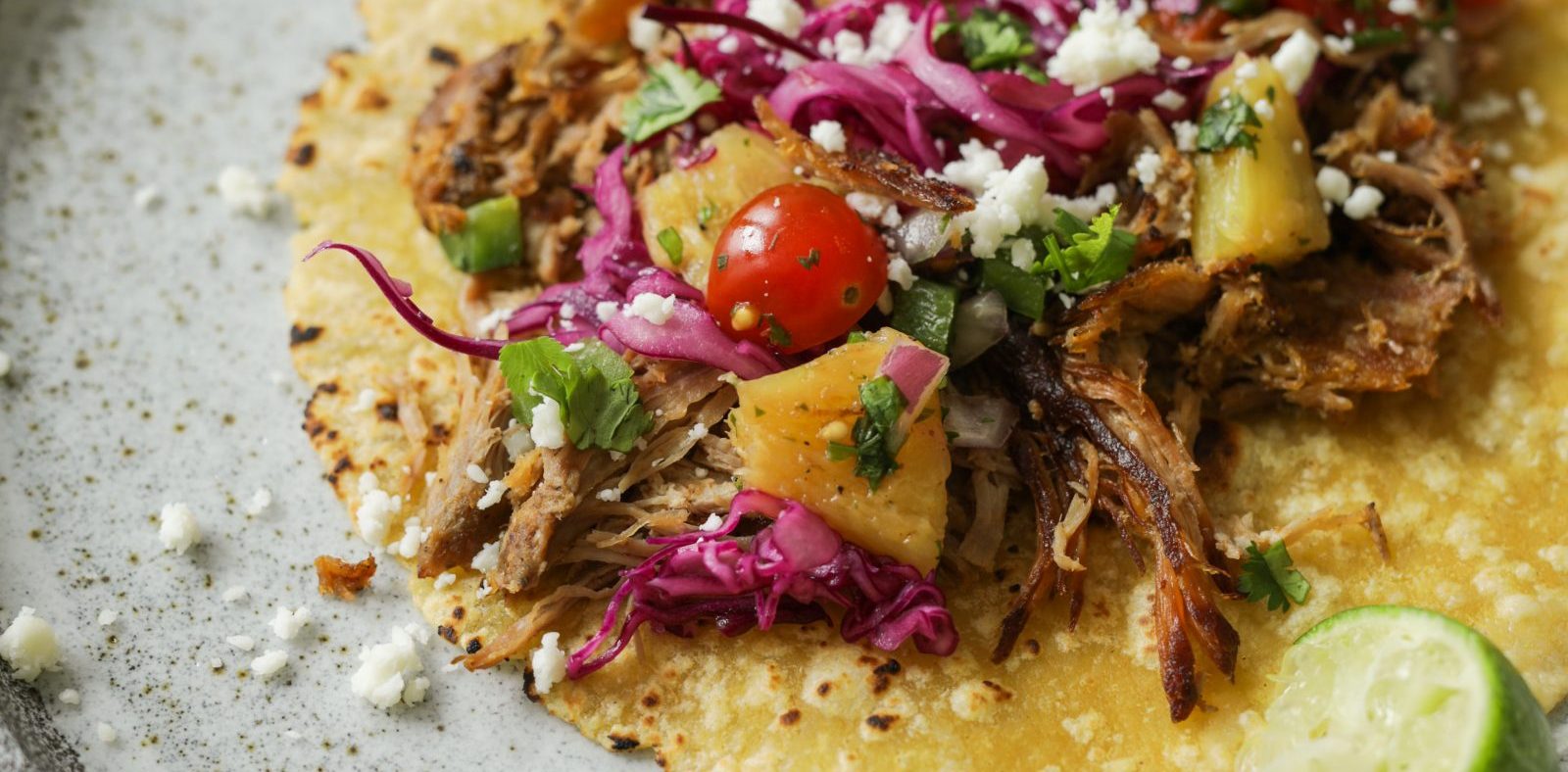 Wild Spice Pork Tacos with Pineapple Salsa