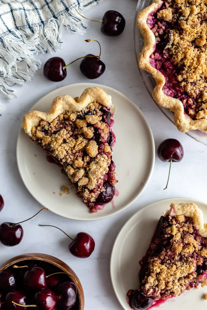 Michigan Cherry Crumble Pie