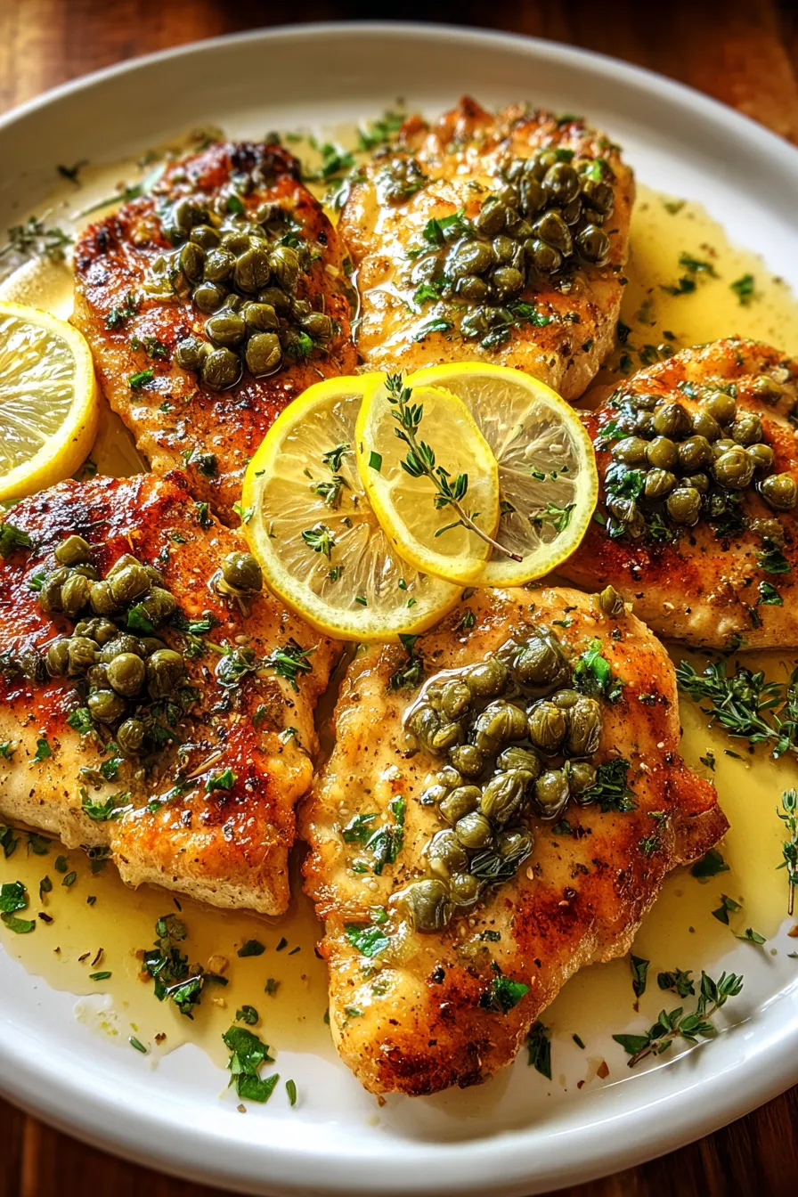 The Best Ever Lemon-Herb Chicken Piccata