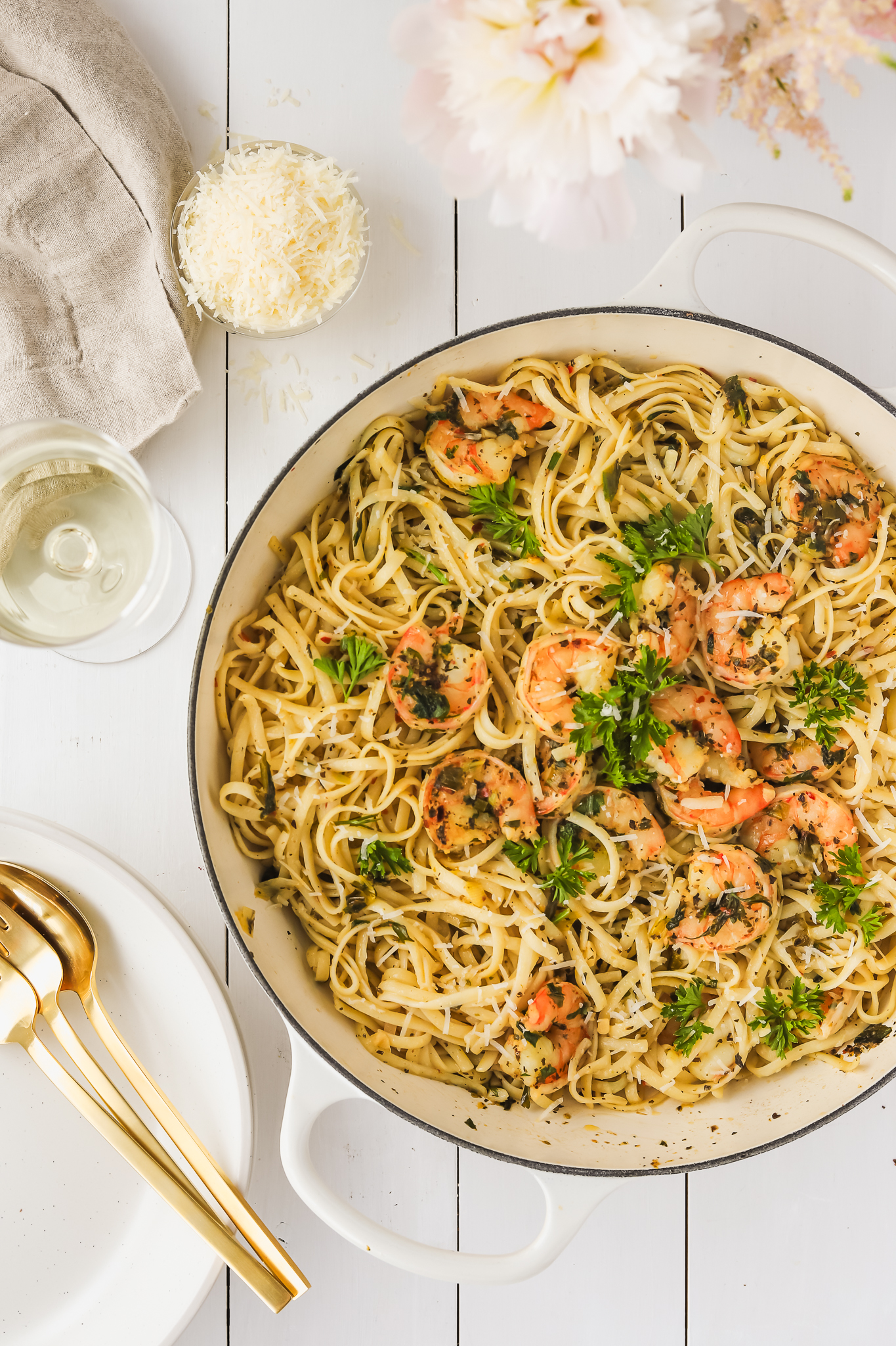 Garcia's Garlic Shrimp & Lemon Pasta