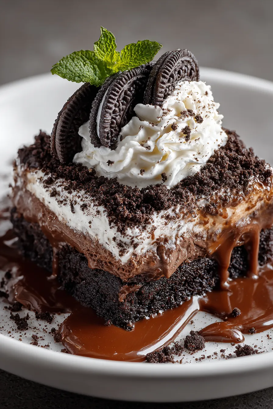 Decadent No-Bake Chocolate Dirt Cake