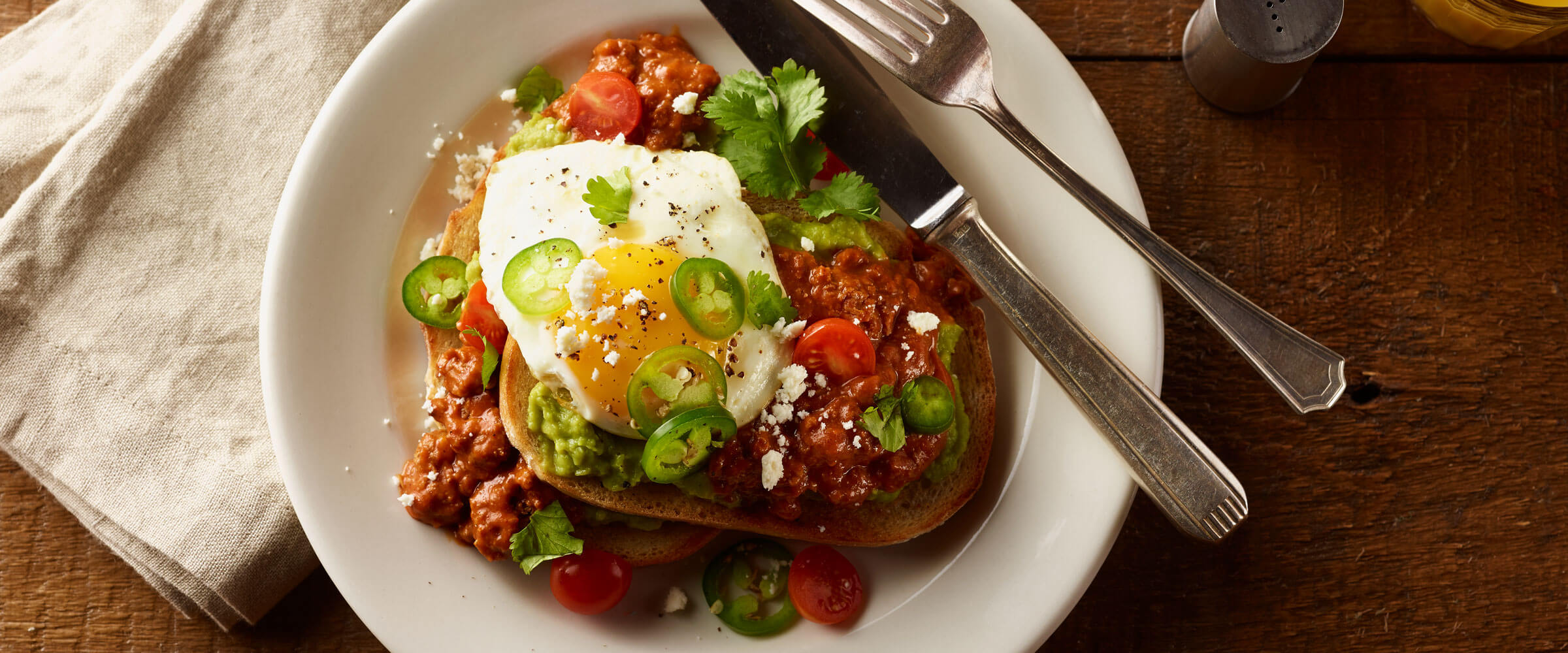 Hotel Fresh Avocado Toast with Chili