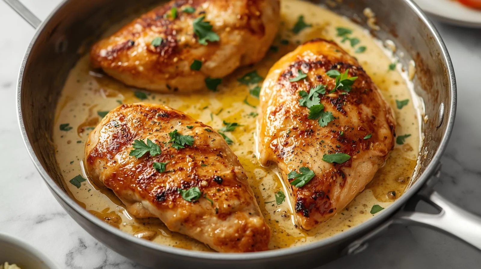 Excellent Fresh Herb Chicken Skillet