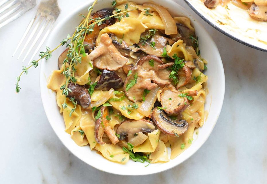 Vegan 'Best' Mushroom Stroganoff