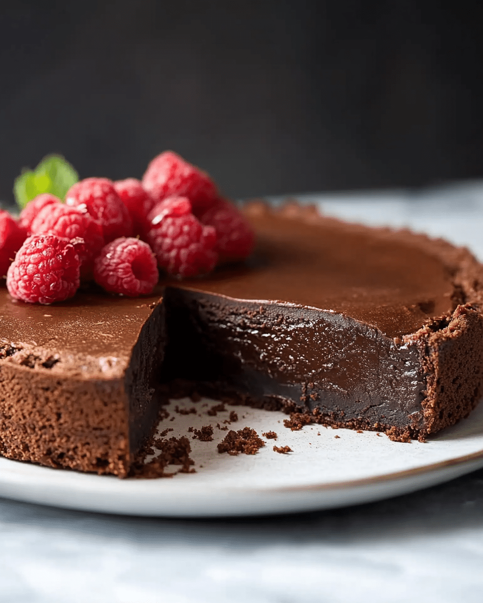 Warm Chocolate 'Best' Flourless Torte