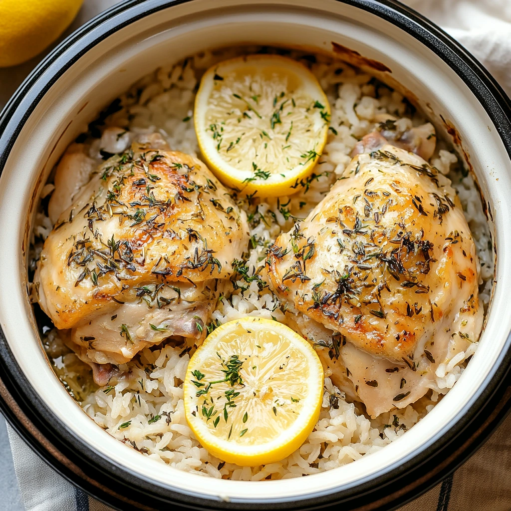 Lemon-Herb Slow-Cooker Chicken with Root Vegetables