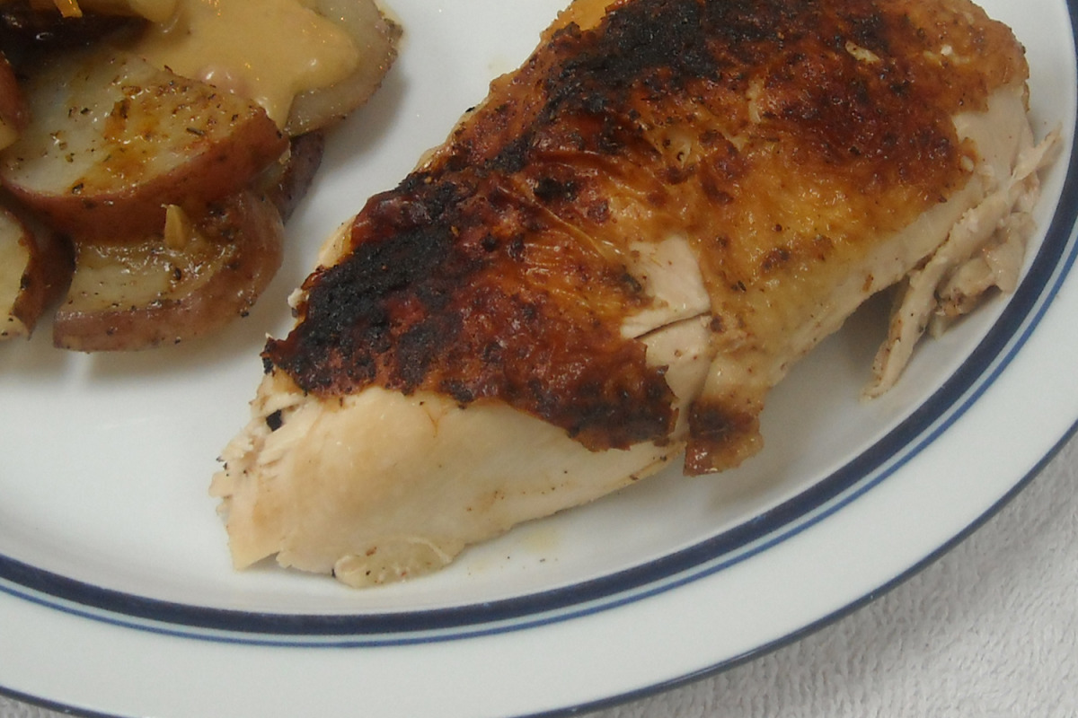 Curve-Enhancing Lemon Chicken with Herbed Potatoes