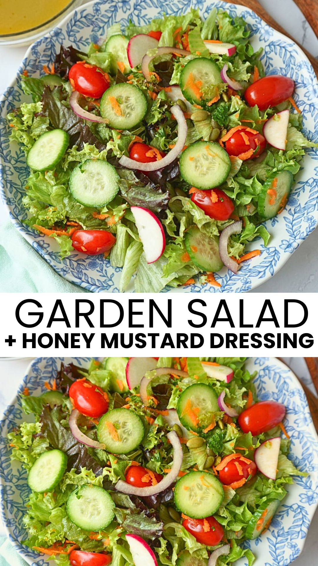 True-to-Form Garden Salad with Honey-Lemon Vinaigrette