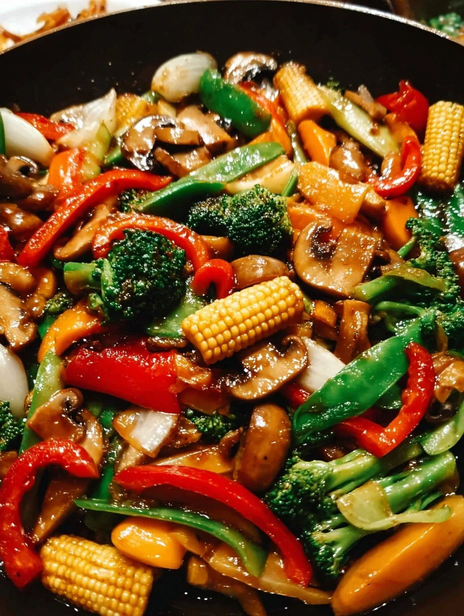 Rainbow Vegetable Stir-Fry with Citrus Glaze