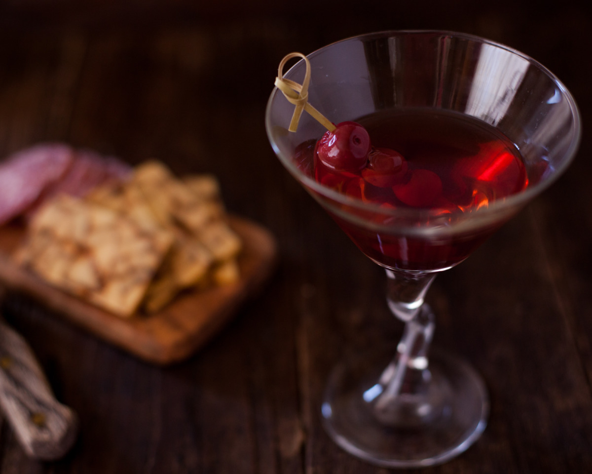 Bourbon Barrel-Aged Manhattan