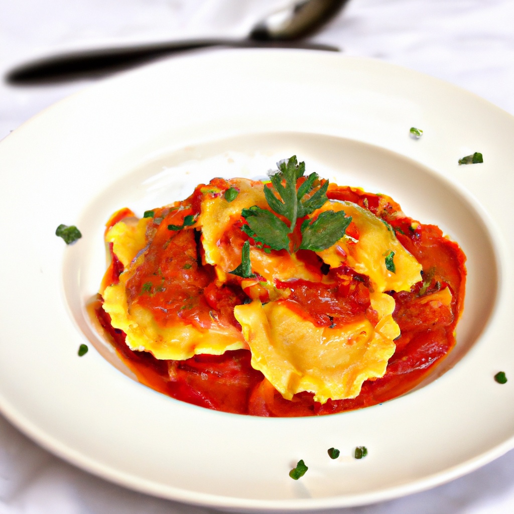 Hidden Cheese Ravioli Surprise