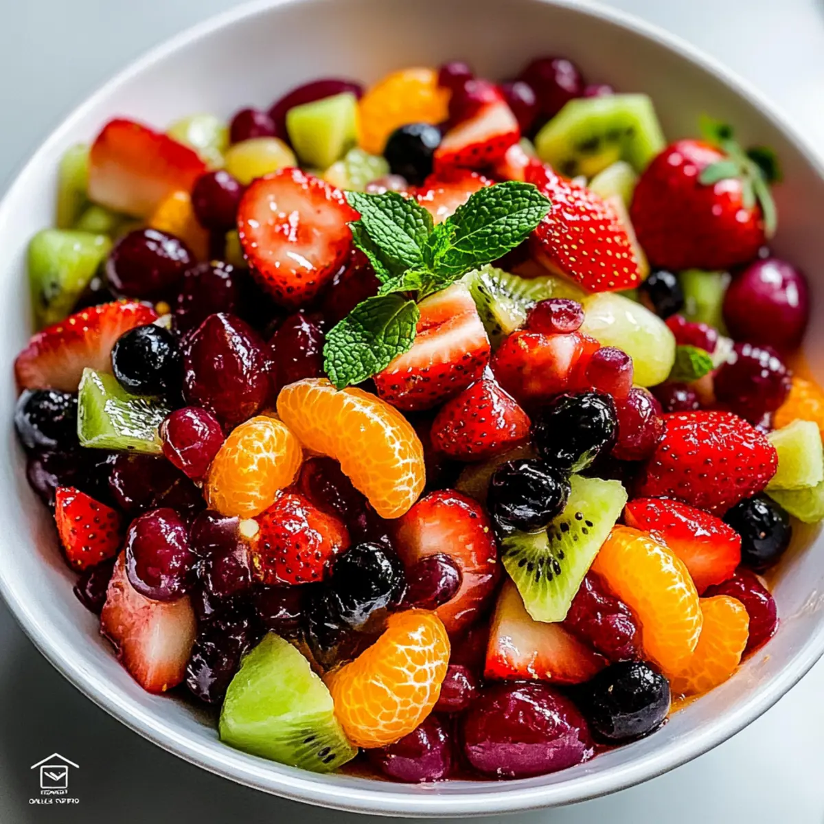 Vacation Planner Fruit Salad with Honey Drizzle