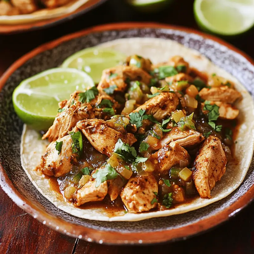 Smoky Adobo Chicken Street Tacos with Quick Salsa