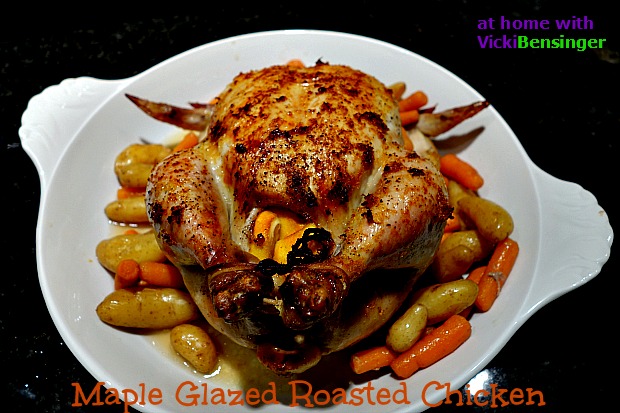 Minnesota Maple-Glazed Chicken with Roasted Vegetables