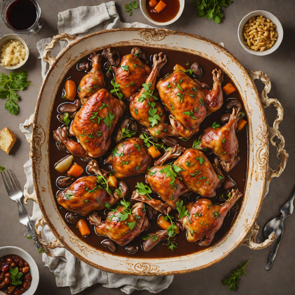Coq au Vin: Authentic French Wine-Braised Chicken