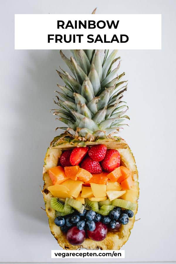 Homeschooler's Rainbow Fruit Salad