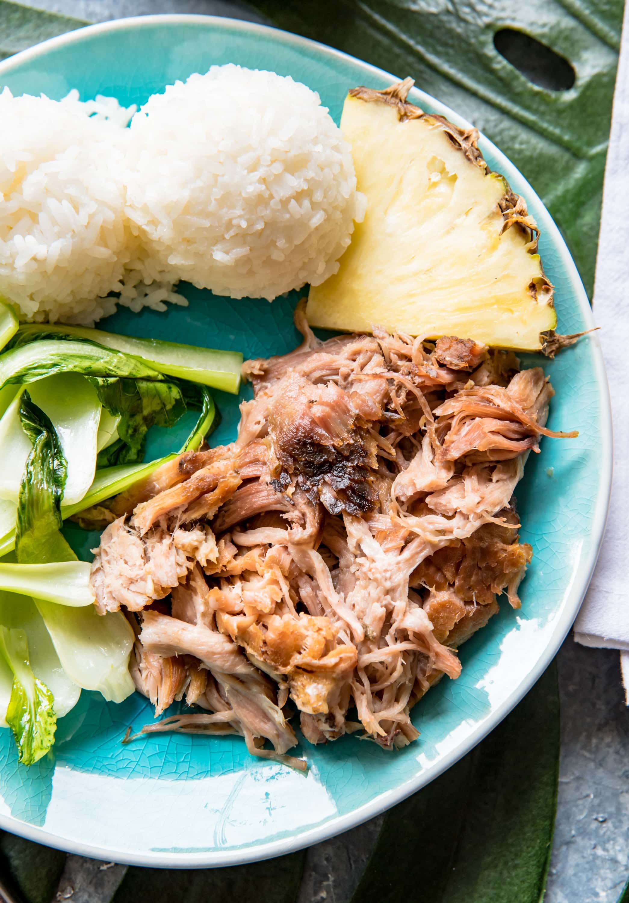 Hawaiian Slow Cooker Pulled Pork with Pineapple