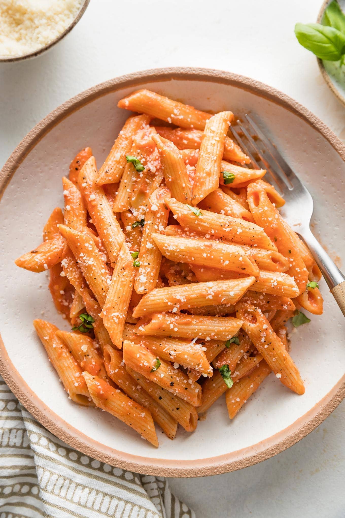 Model S Sauce: Creamy Tomato Basil Pasta