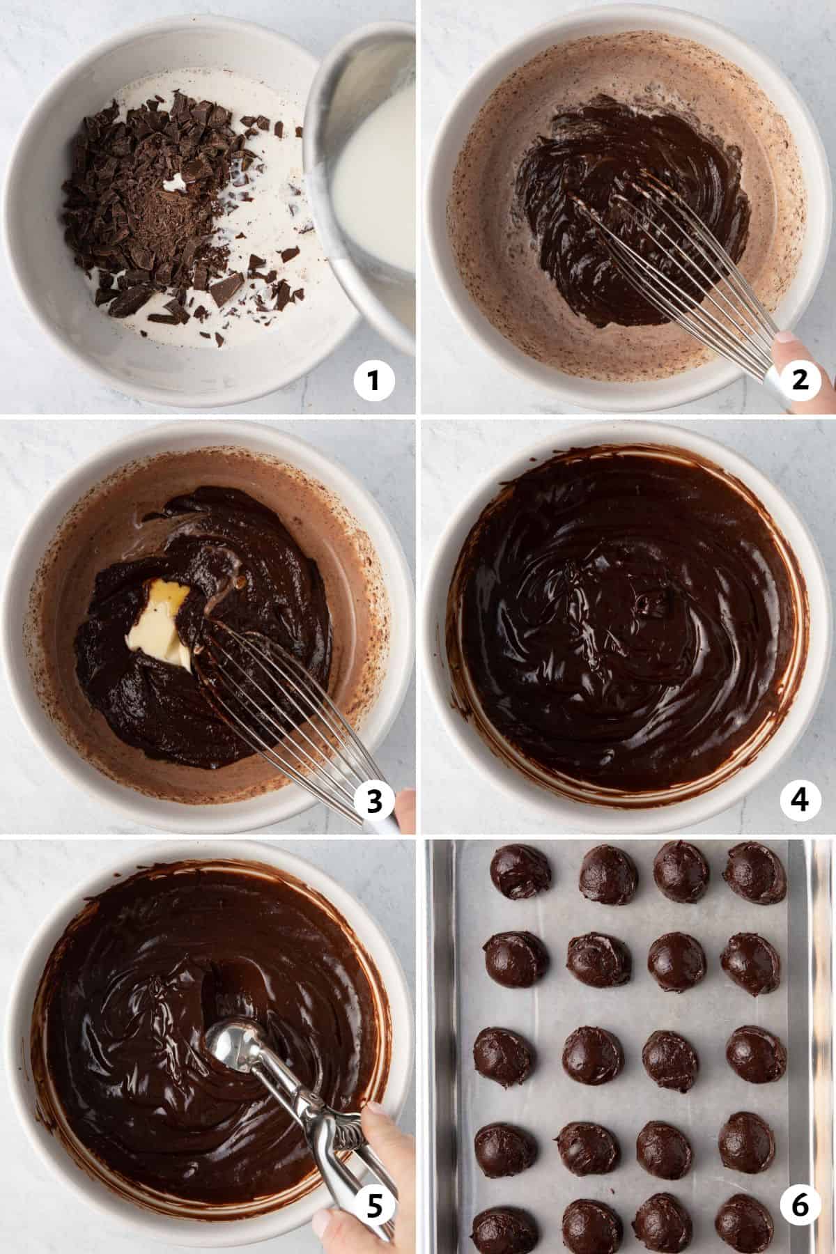 Artisanal Chocolate Truffles with Hand-Painted Designs