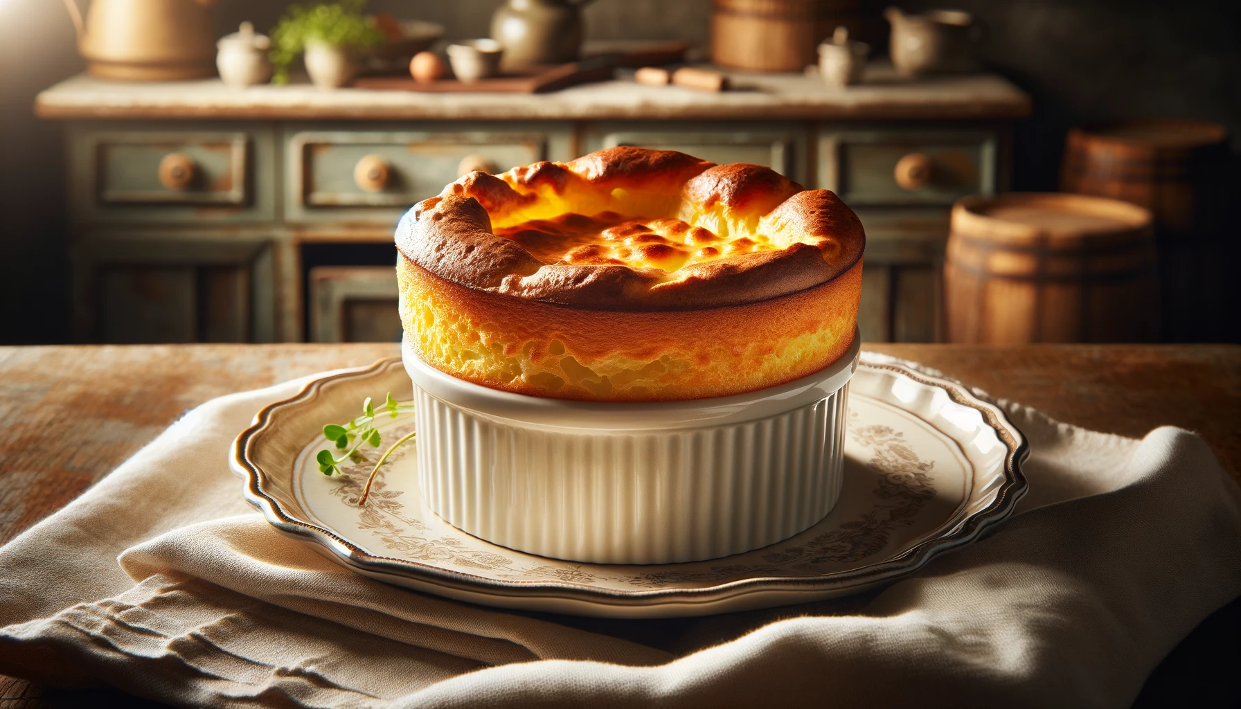 True French Soufflé with Béarnaise