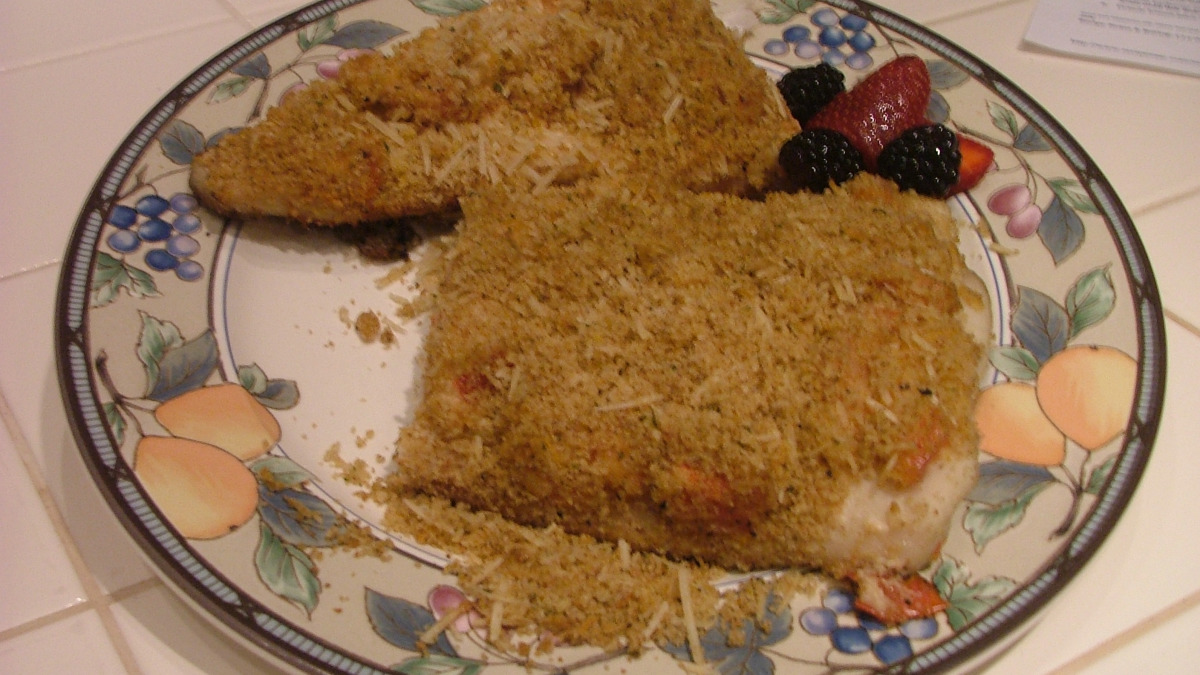 Alaskan Halibut with Lemon-Dill Crust